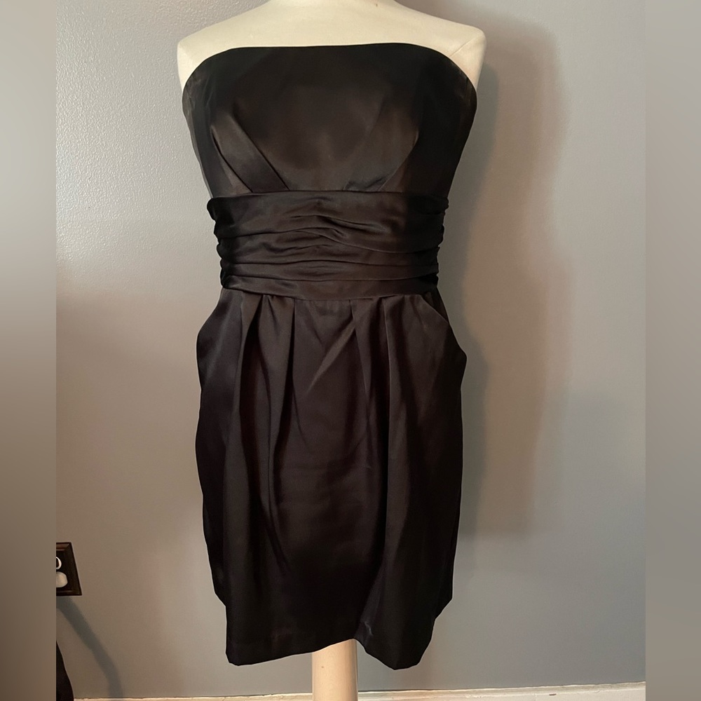 David’s Bridal Strapless Dress